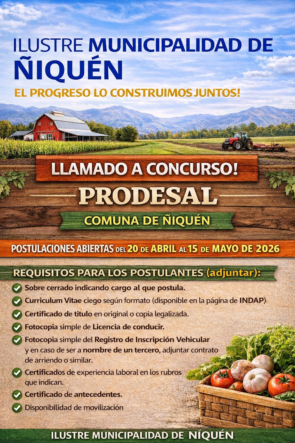 Concurso PRODESAL