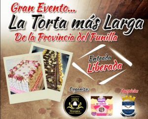 "La torta más larga de la provincia del Punilla"