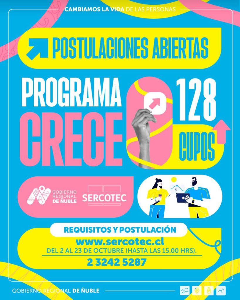 Programa Crece de Sercotec.-