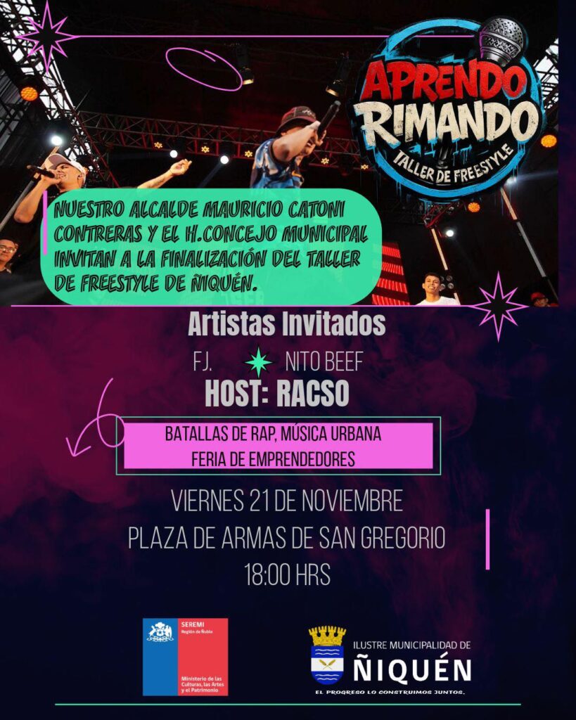 Taller de Freestyle “Aprendo Rimando.-