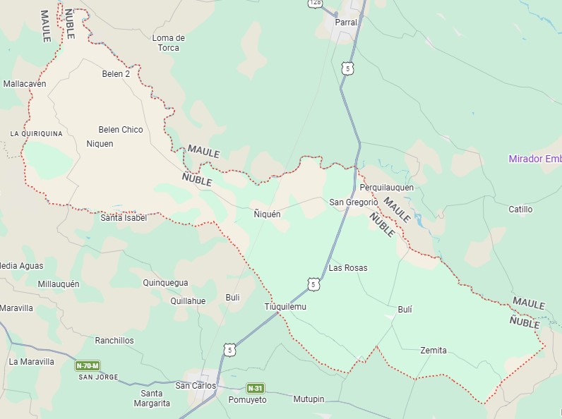 Ubicación Municipalidad de Ñiquén